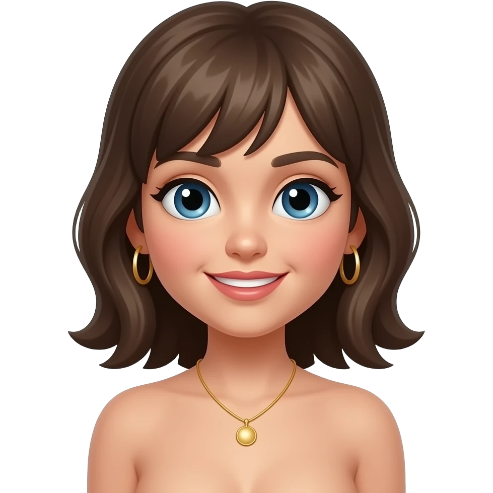 Hot girl full nude emoji