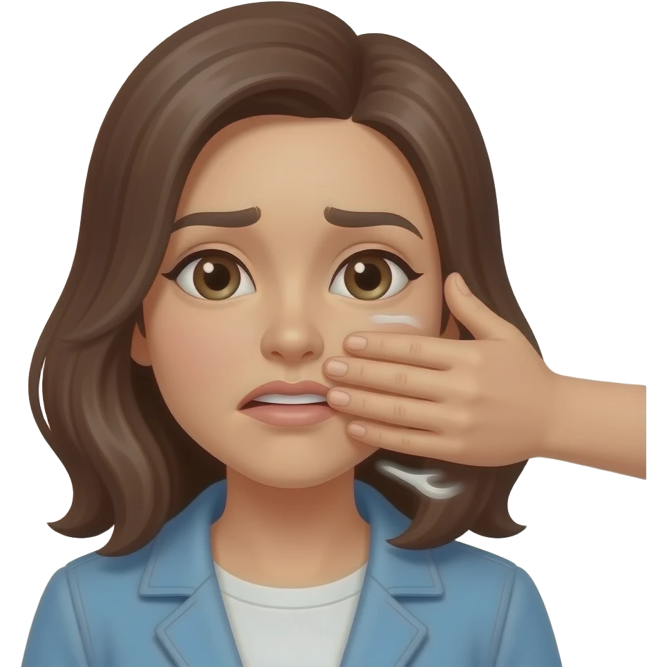 guys slap her face emoji