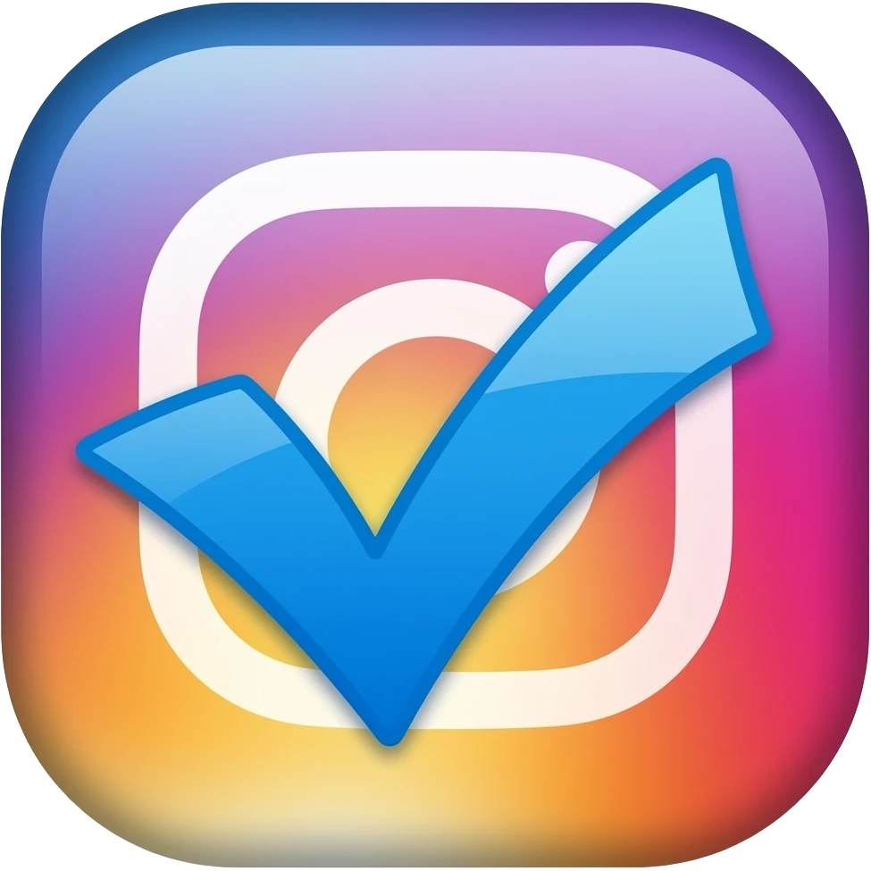 İnstagram doğrulanmış mavi tik emoji