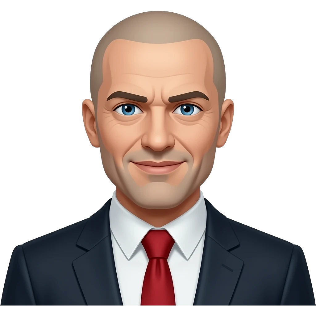 hitman agent 47 red tie friendly emoji