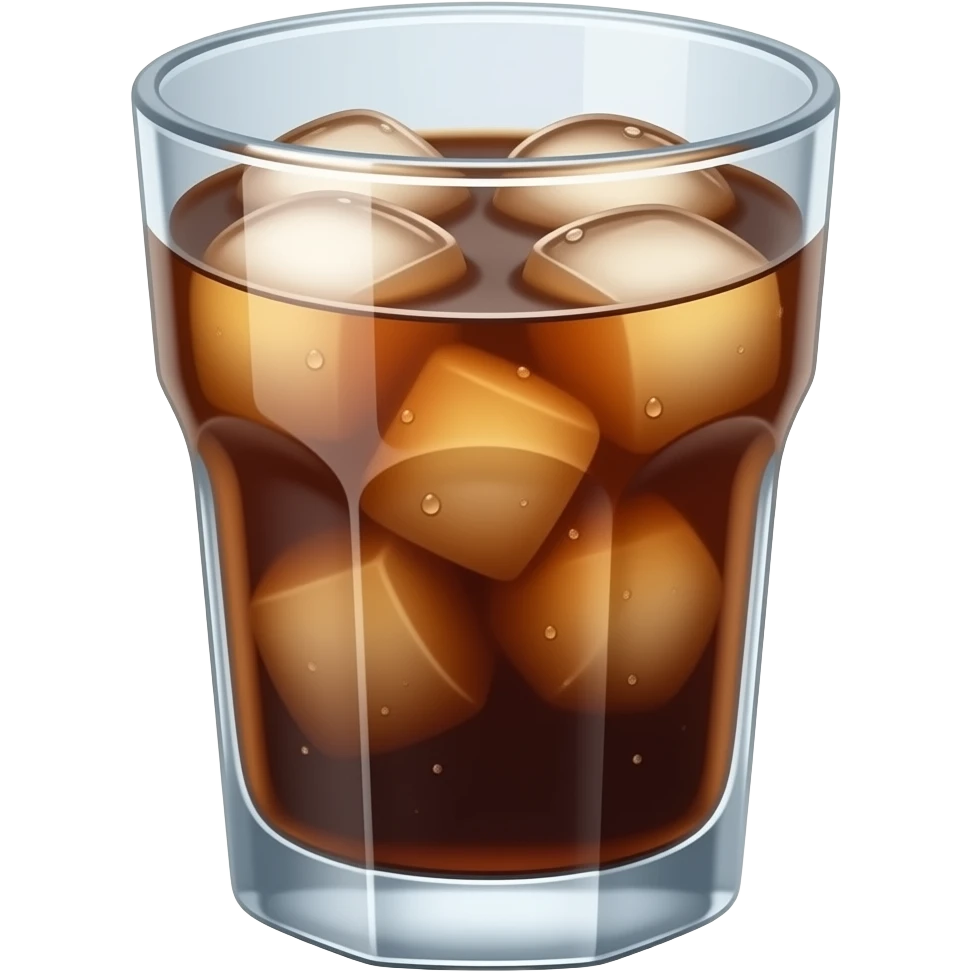 Iced coffee emoji