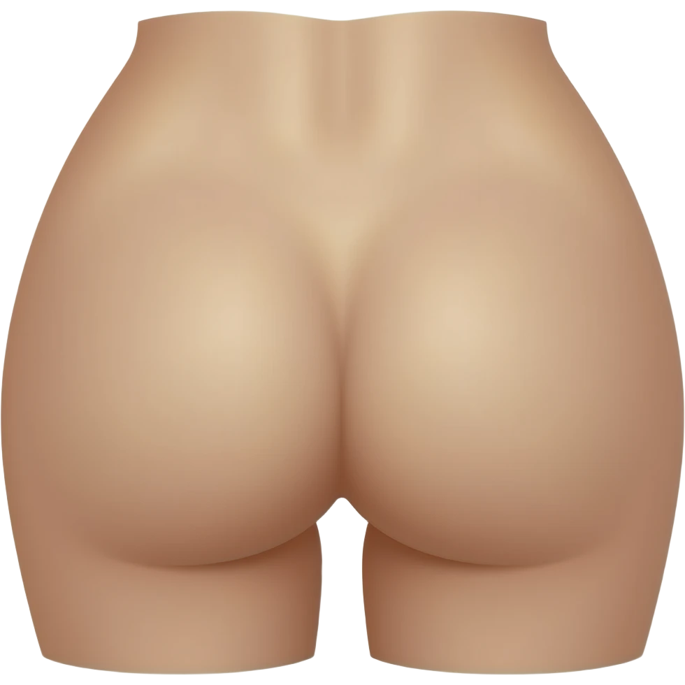 Naked girl buttcheeks emoji