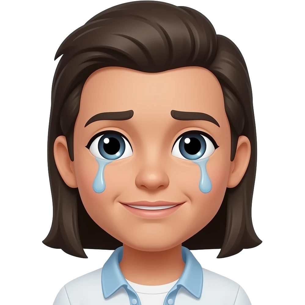 Create a crying dini emoji