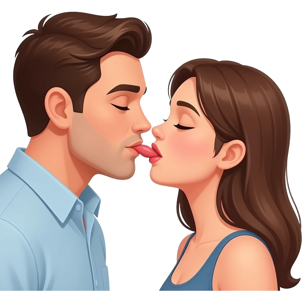 Guy eating a girl out emoji