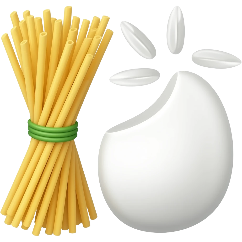 pasta rice grains emoji