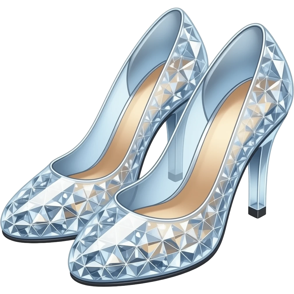 crystal shoes emoji