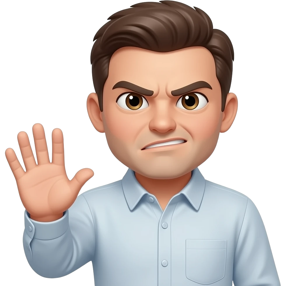 I want a emoji that shows that the people who show there your friend butactuly hate you emoji