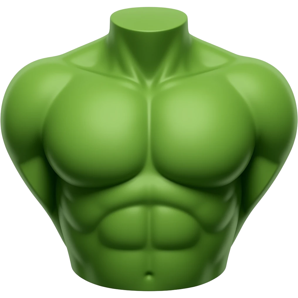 Hulk chest emoji