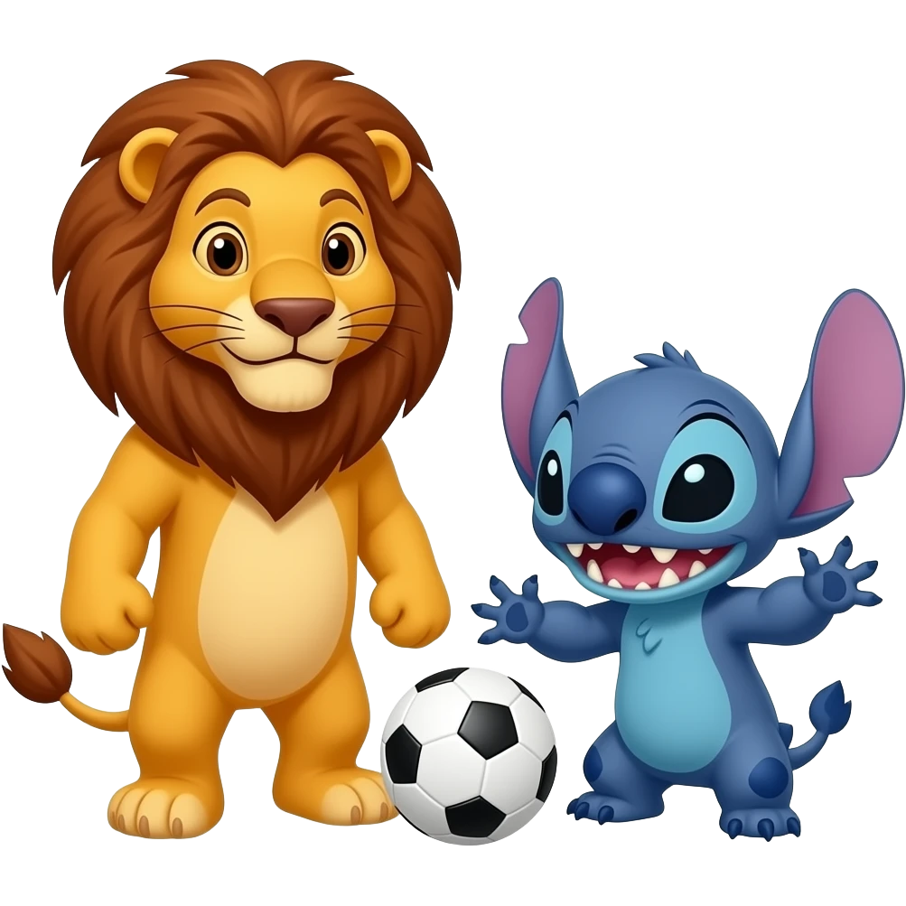 Leo and Stitch Ball emoji