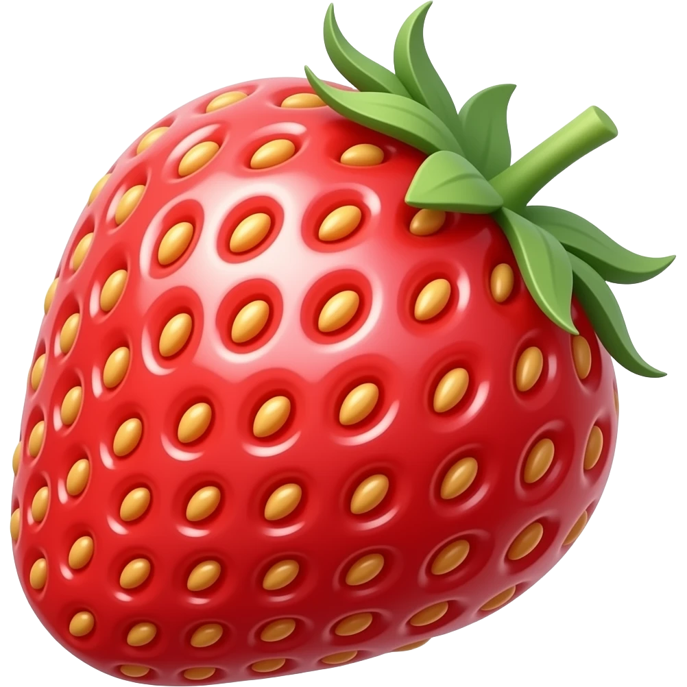 strawberry food emoji