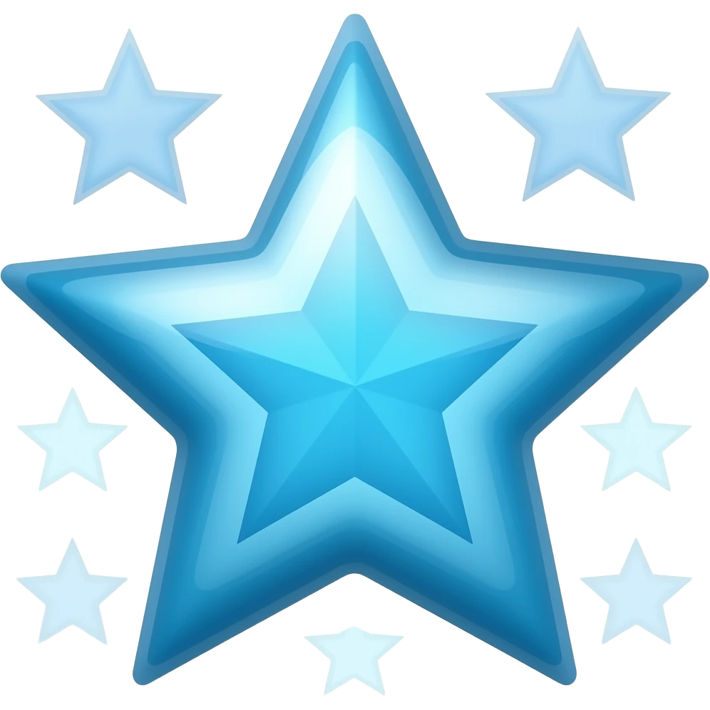 blue stars emoji