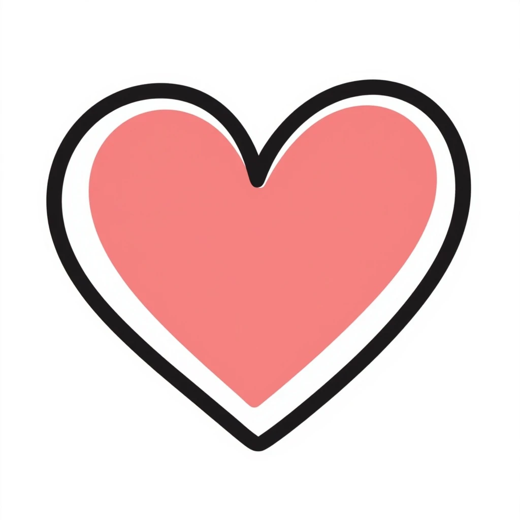 heart in color EA9197 emoji