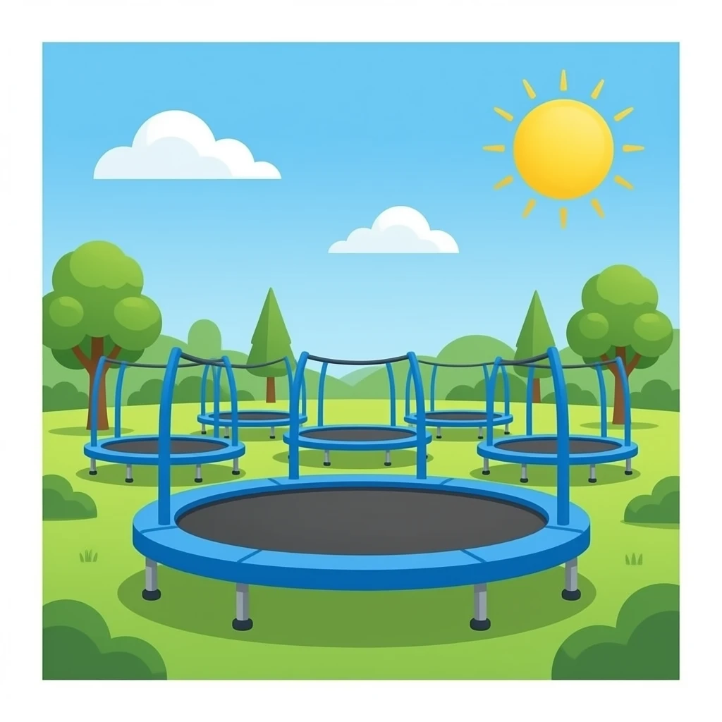 Trampoline park emoji