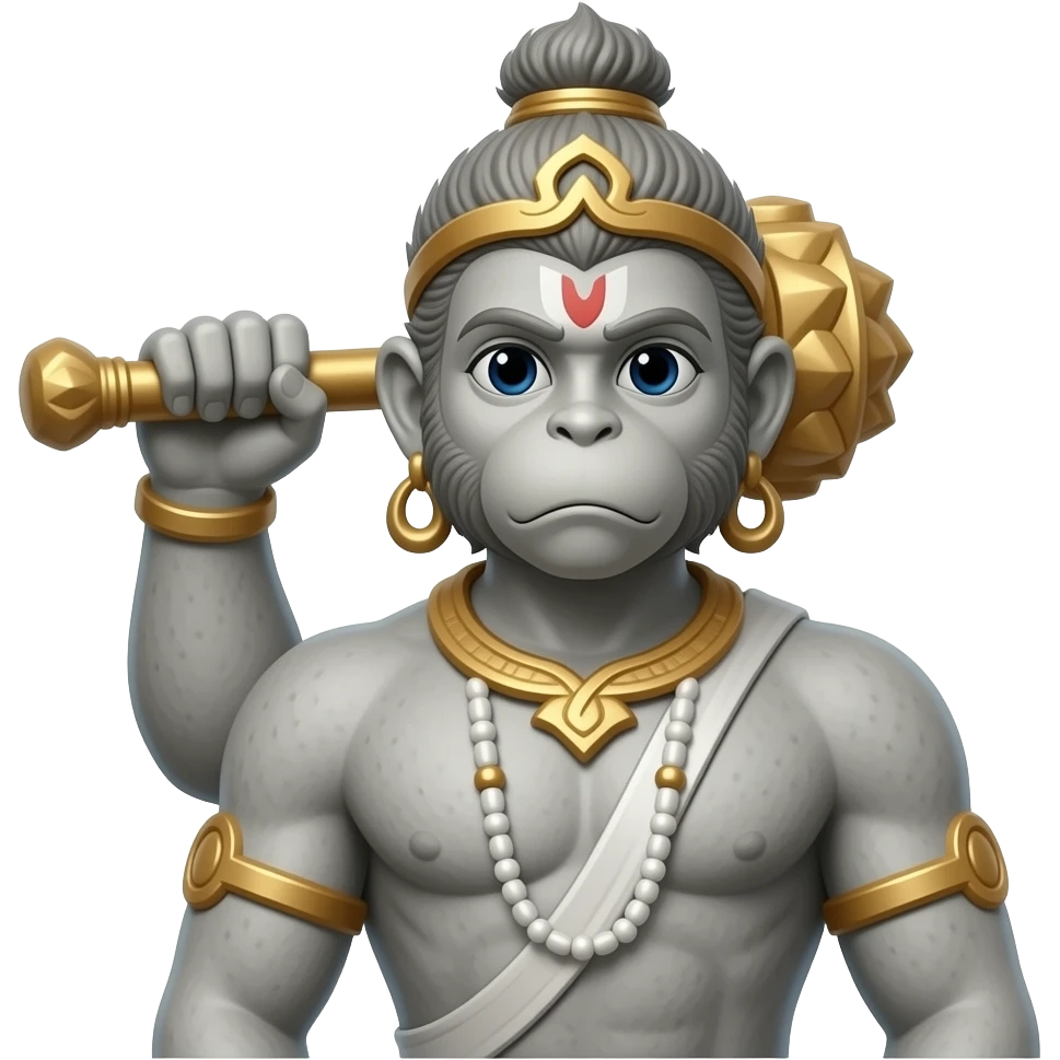 “Hanuman gada statue” emoji