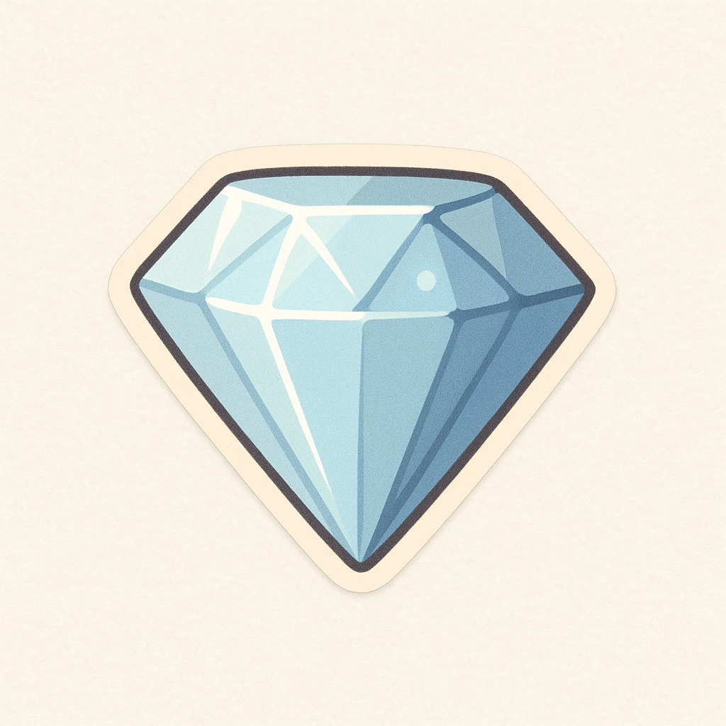 Create a diamond emoji