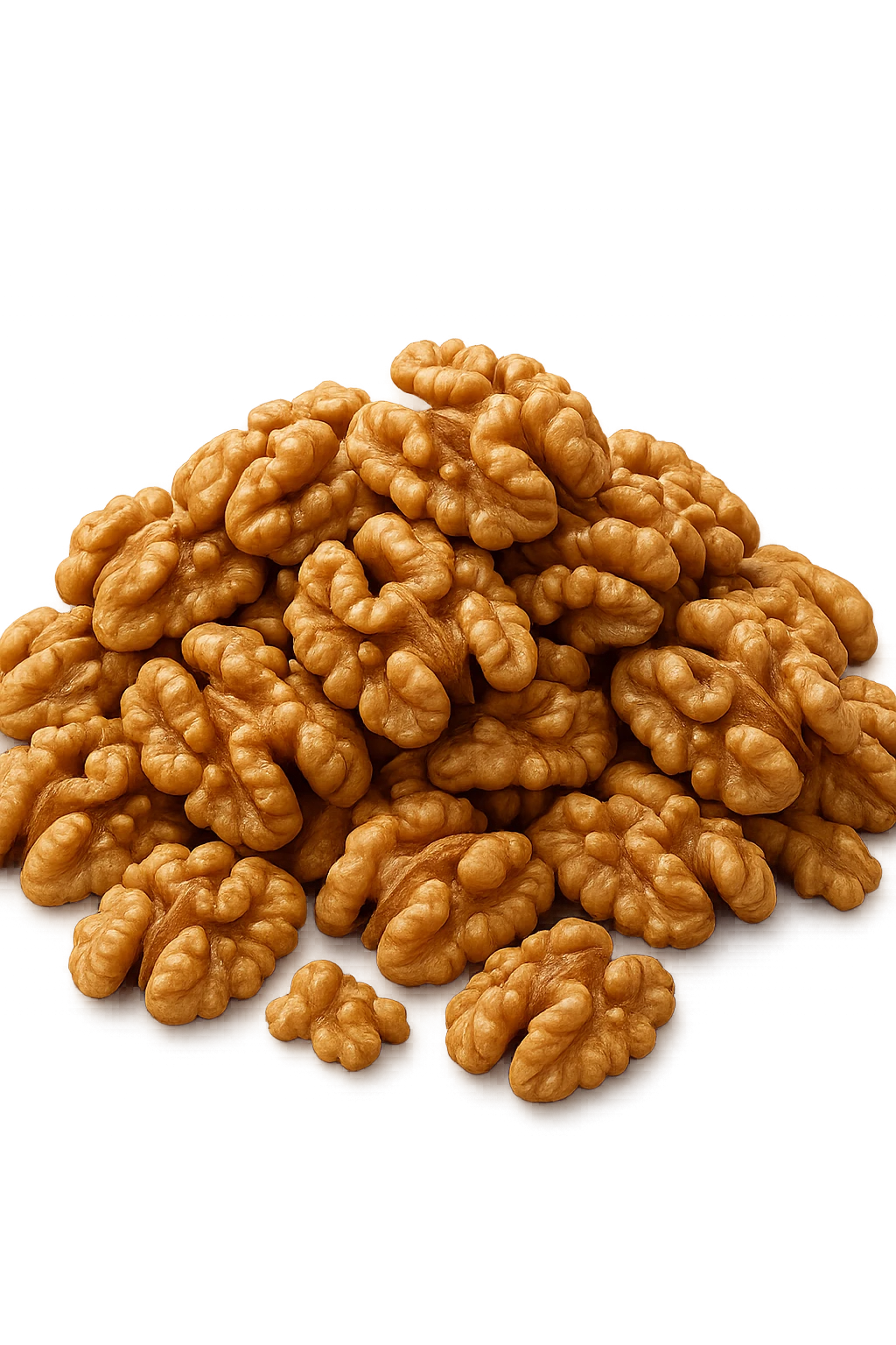 montagna di noci sbucciate, iperrealistici 4k emoji