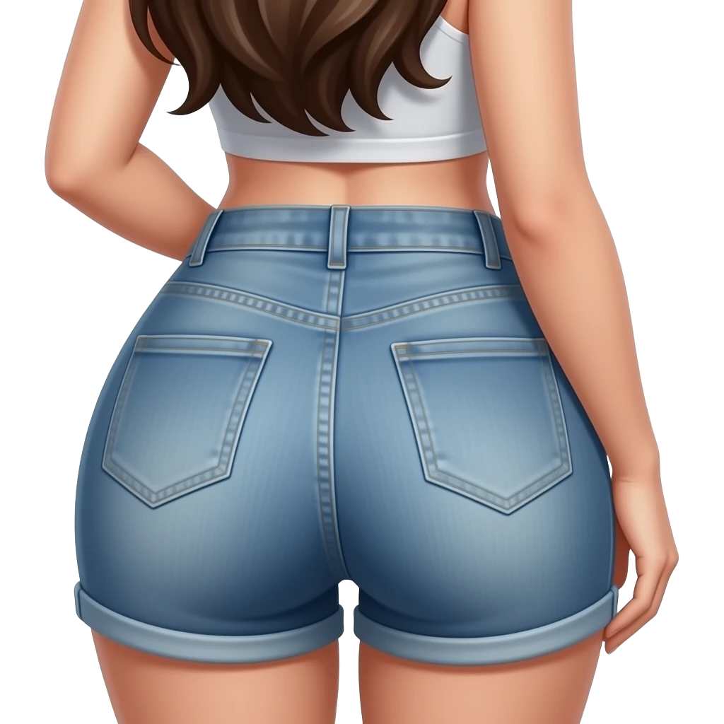ass girl emoji