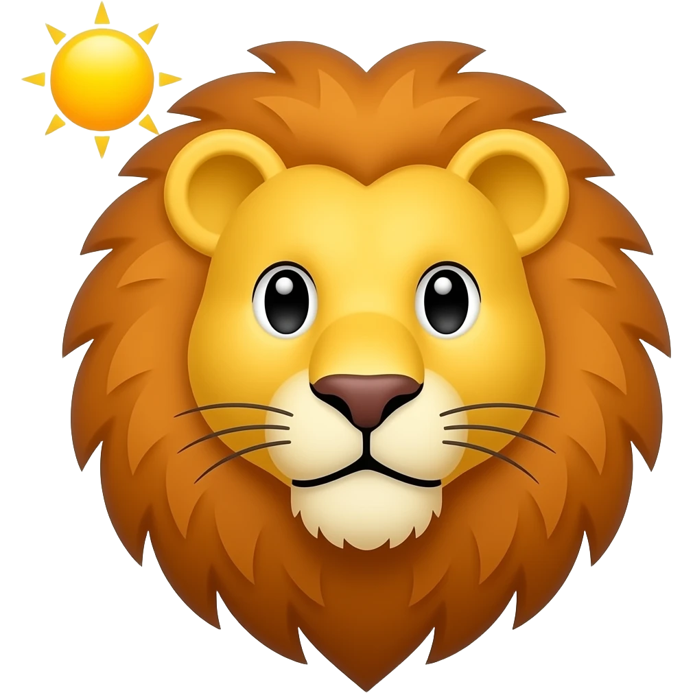 Lion And Sun emoji