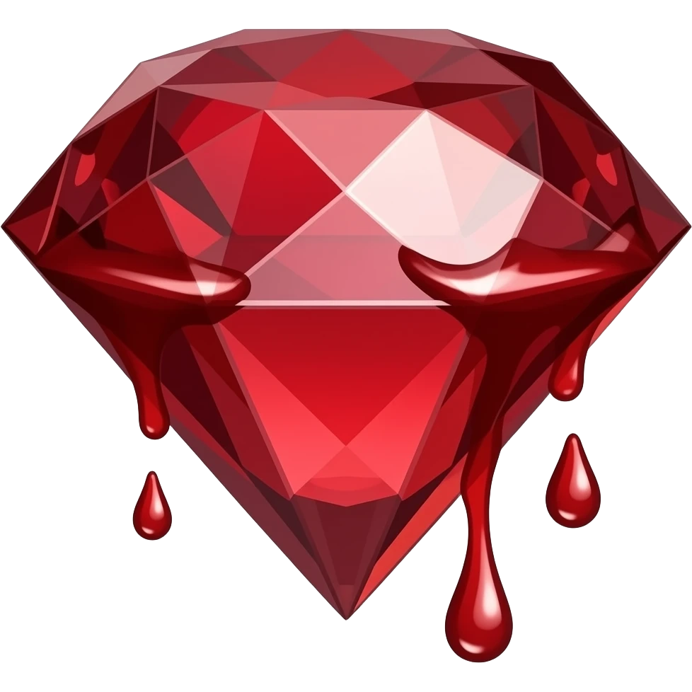 bloody diamonds emoji