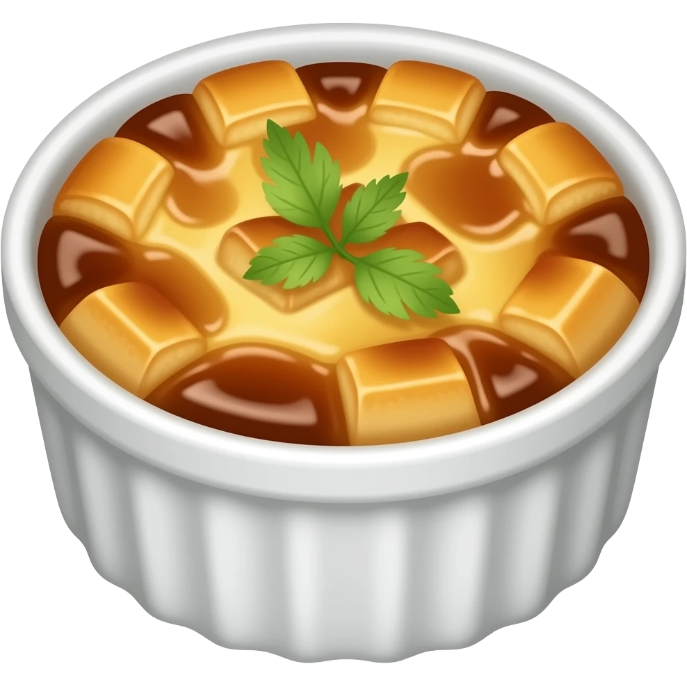 New Orleans bread pudding emoji