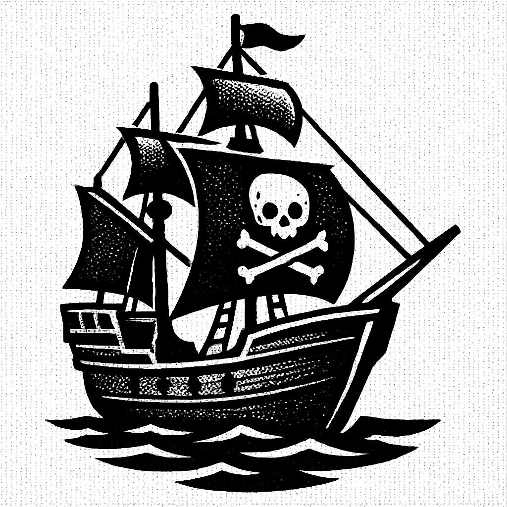pirate ship emoji