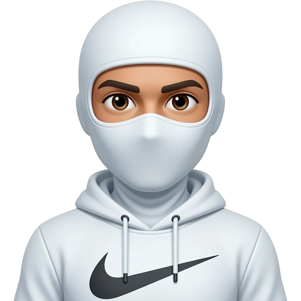 ninja nike white emoji