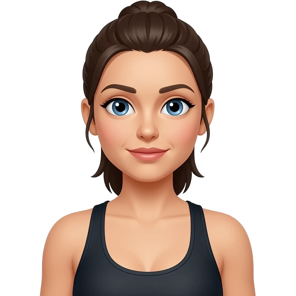 chest and armpit woman in gym emoji