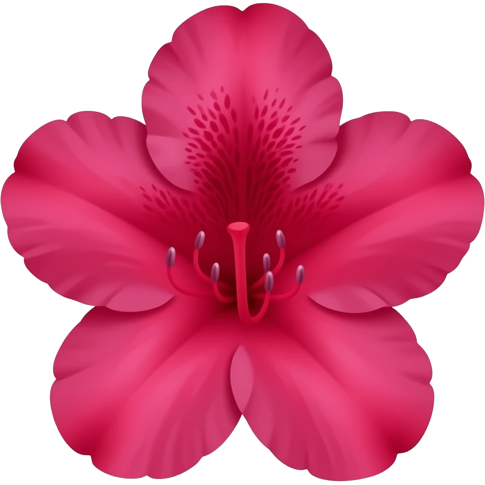Rhododendron flower emoji