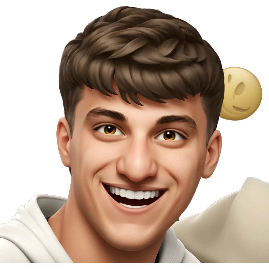 smiling boy meme portrait emoji