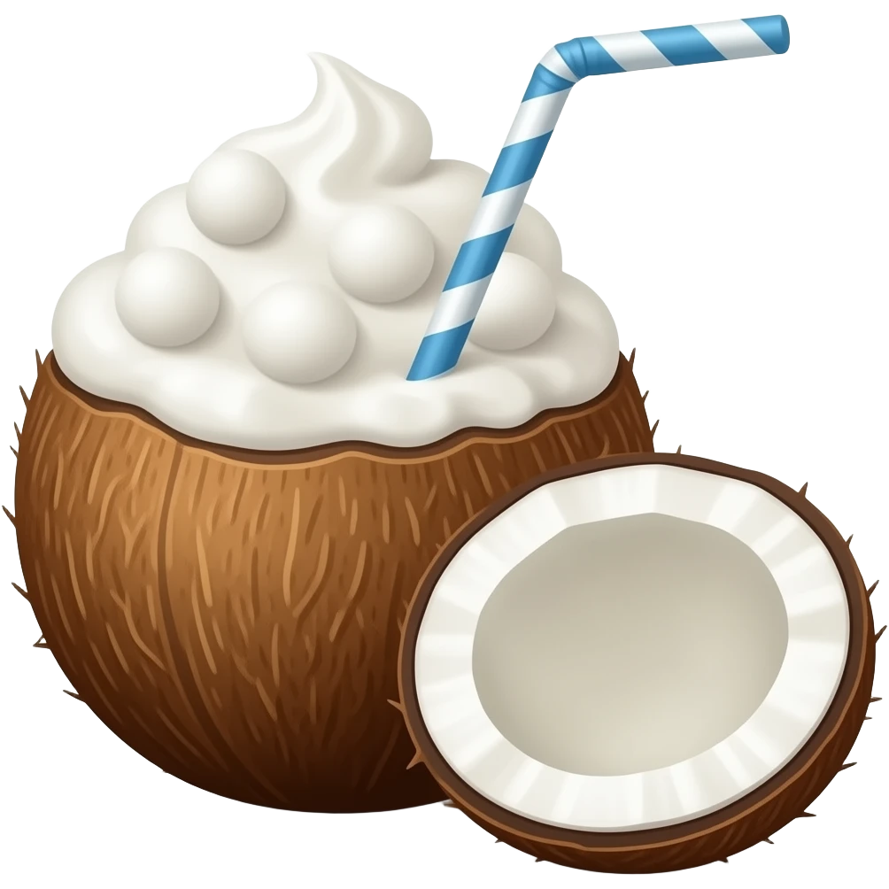 coconut drink emoji