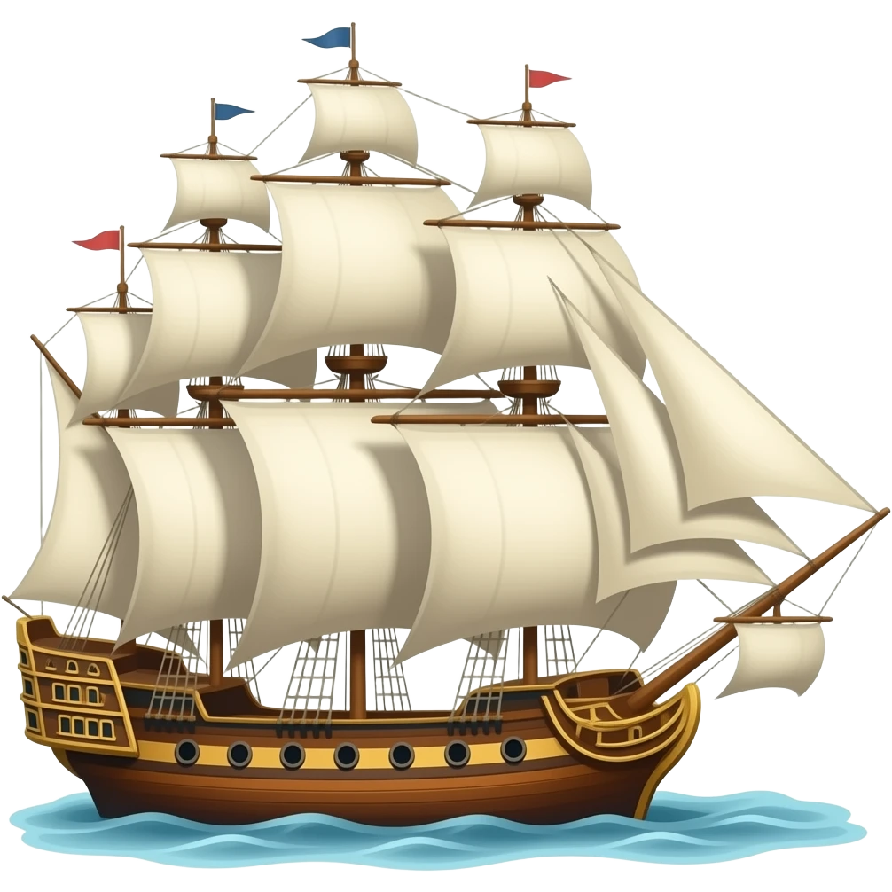 Sailing Warship emoji