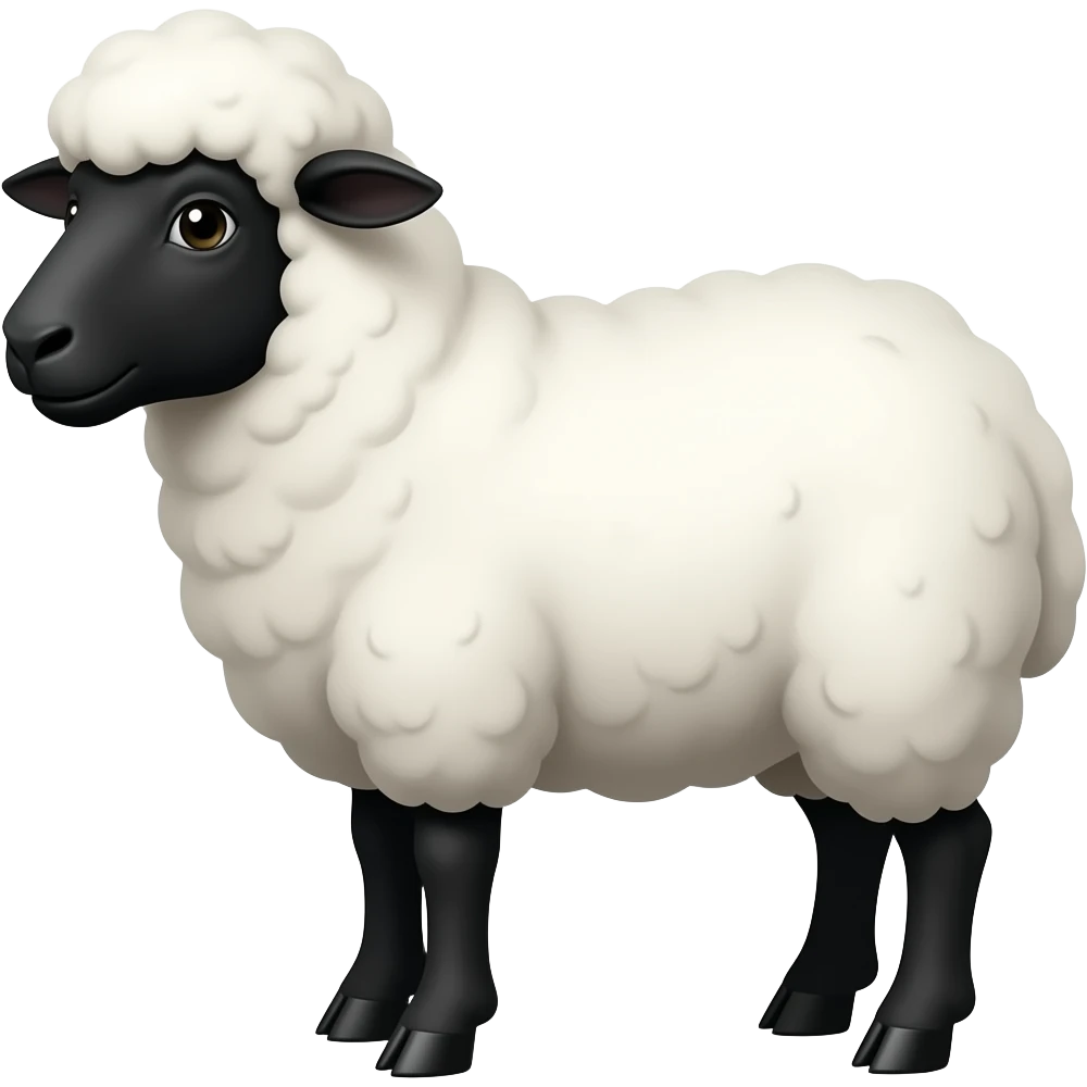 Black sheep emoji