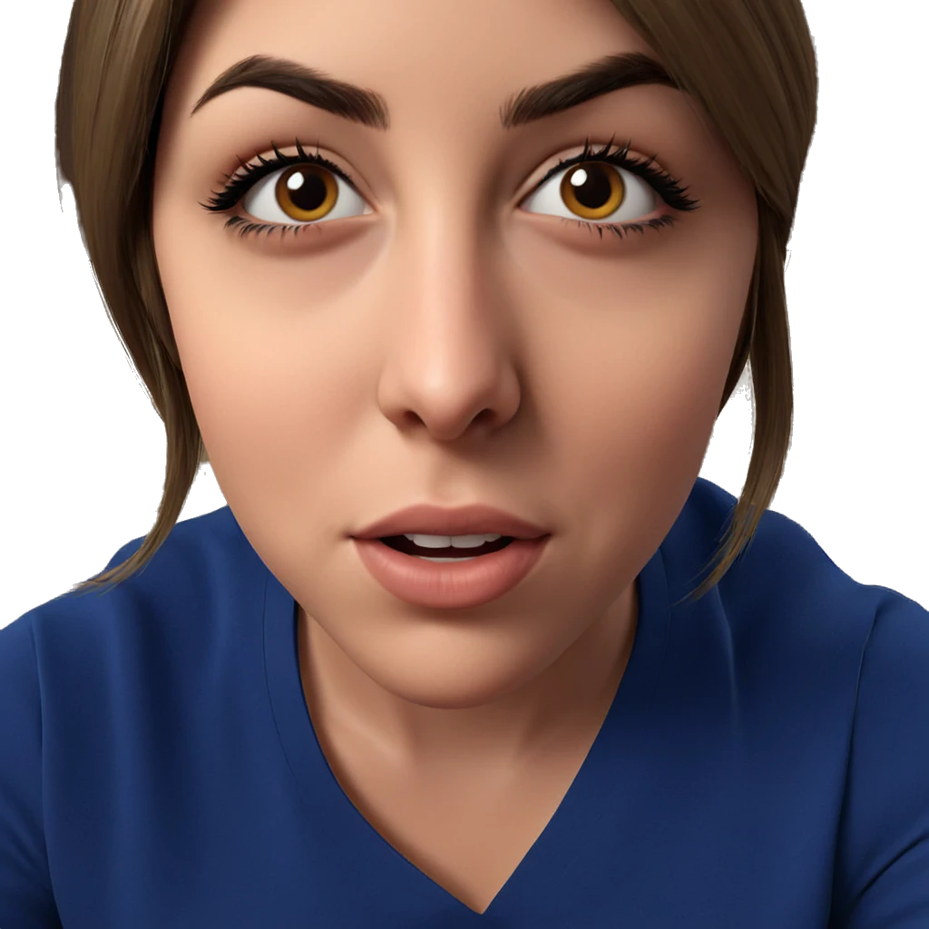 realistic portrait of a girl emoji