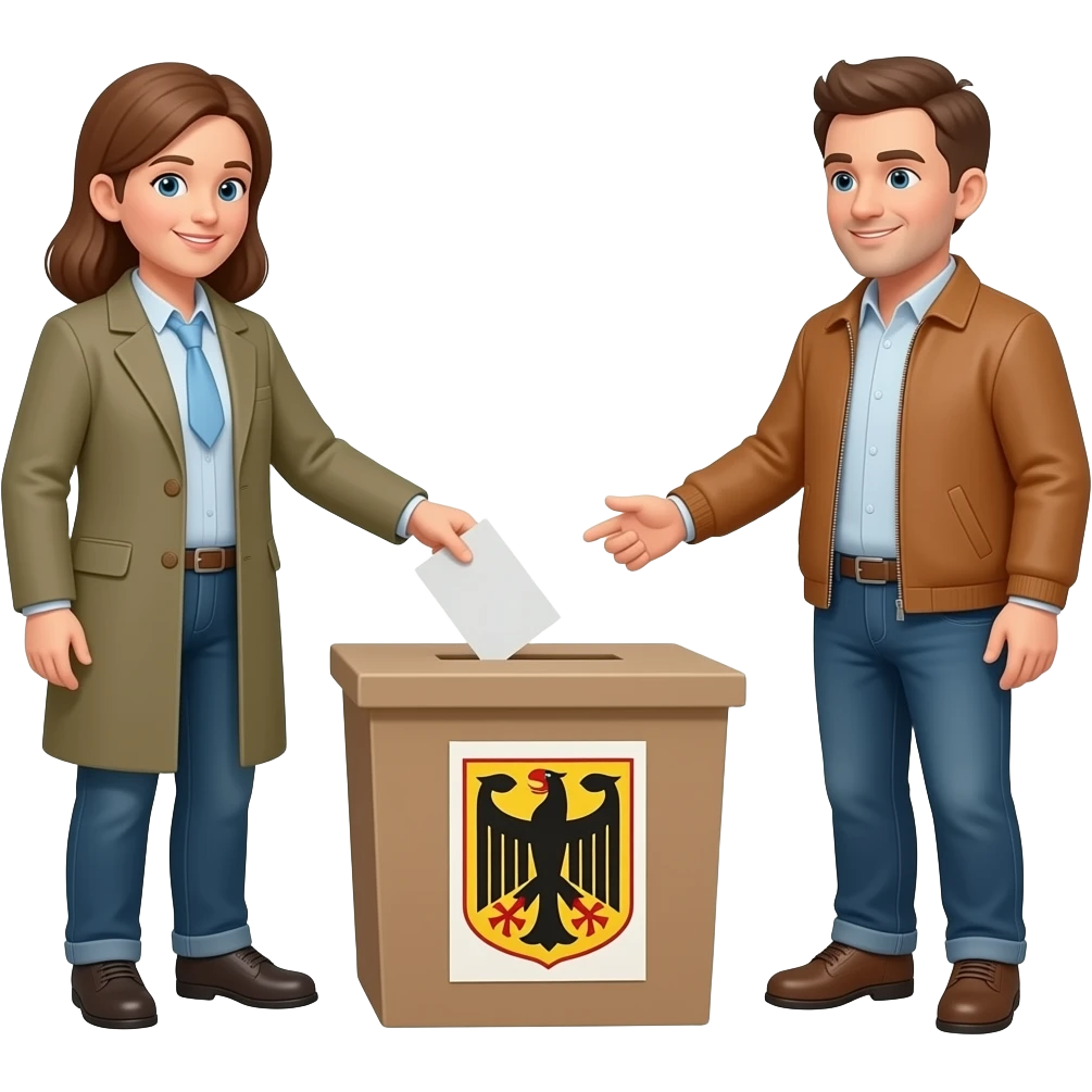 Vote to join Switzerland people voting in german village emoji