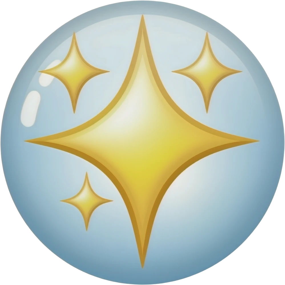 crea un emotiocno de represente chispas emoji