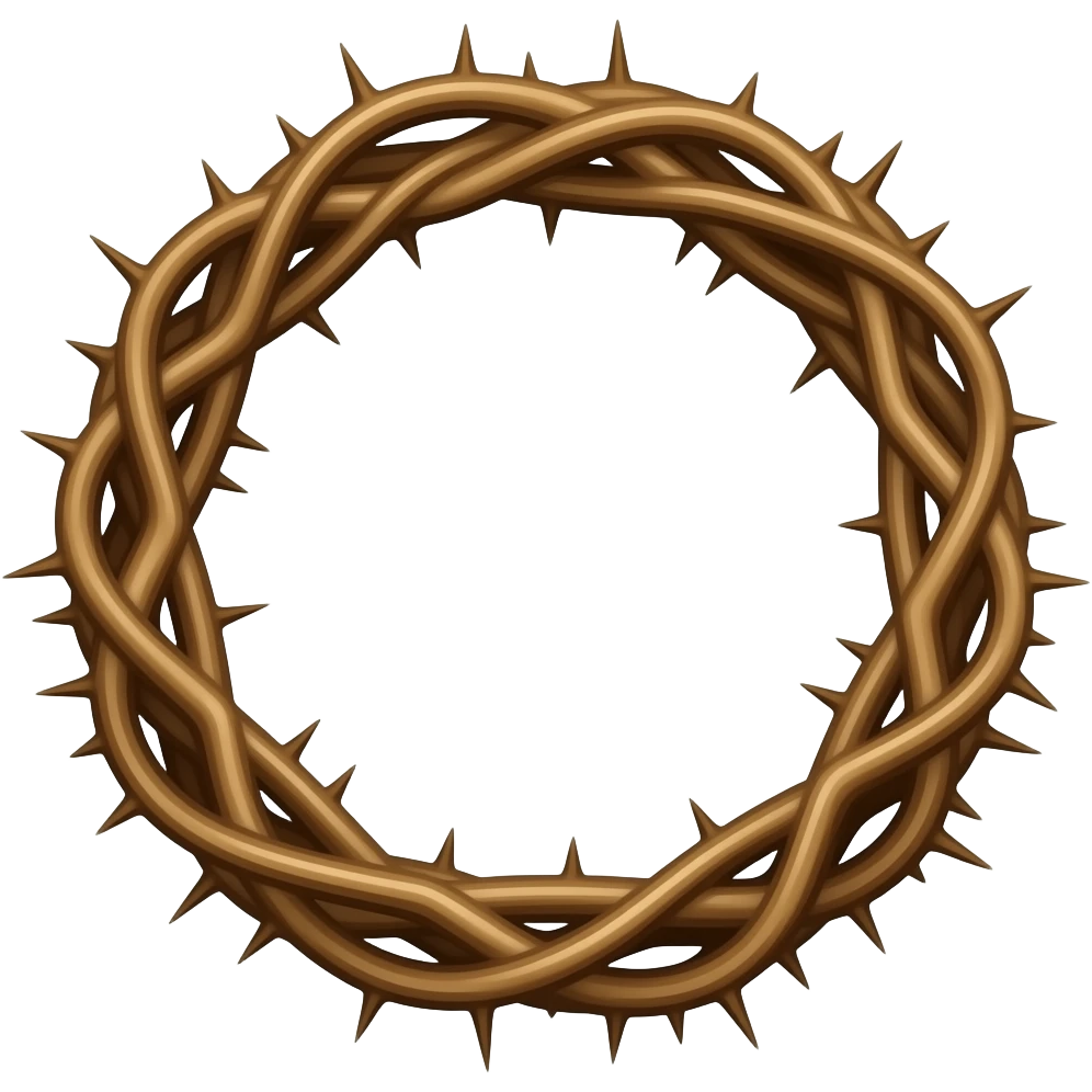 Crown of thorns emoji