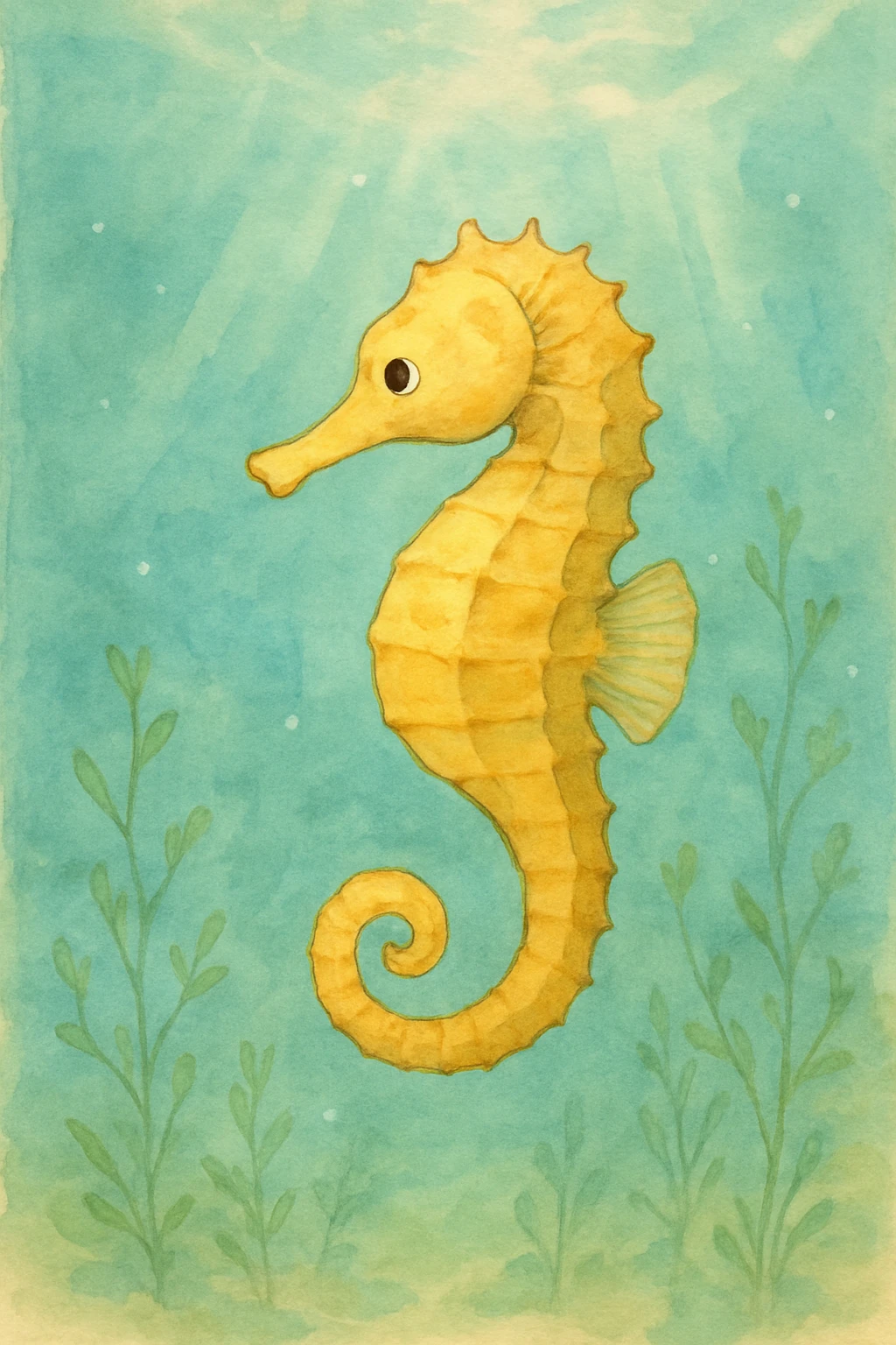 yellow seahorse emoji