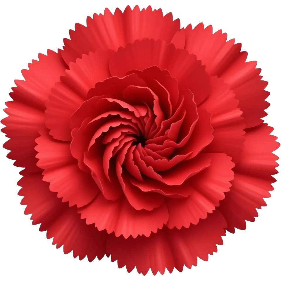 카네이션 빨간색 emoji