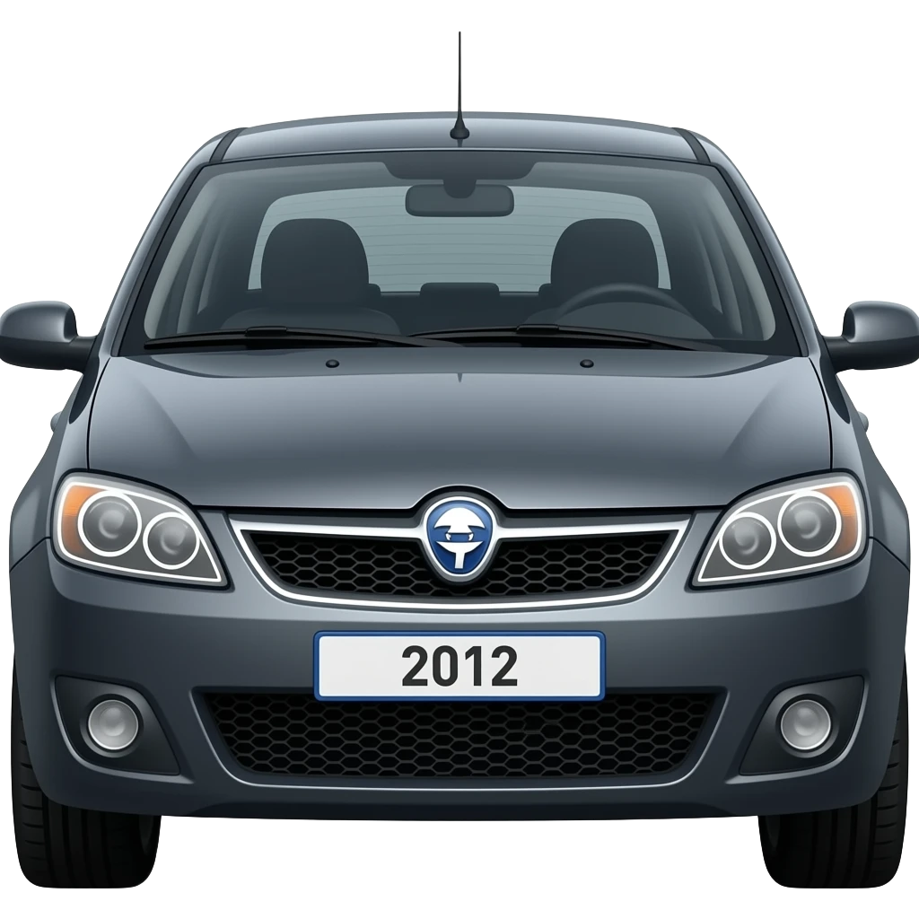 Dacia Logan gris foncés de 2008 emoji