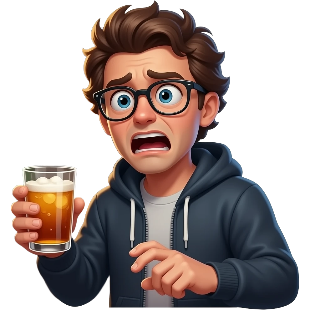 geek bar that’s really frightened emoji