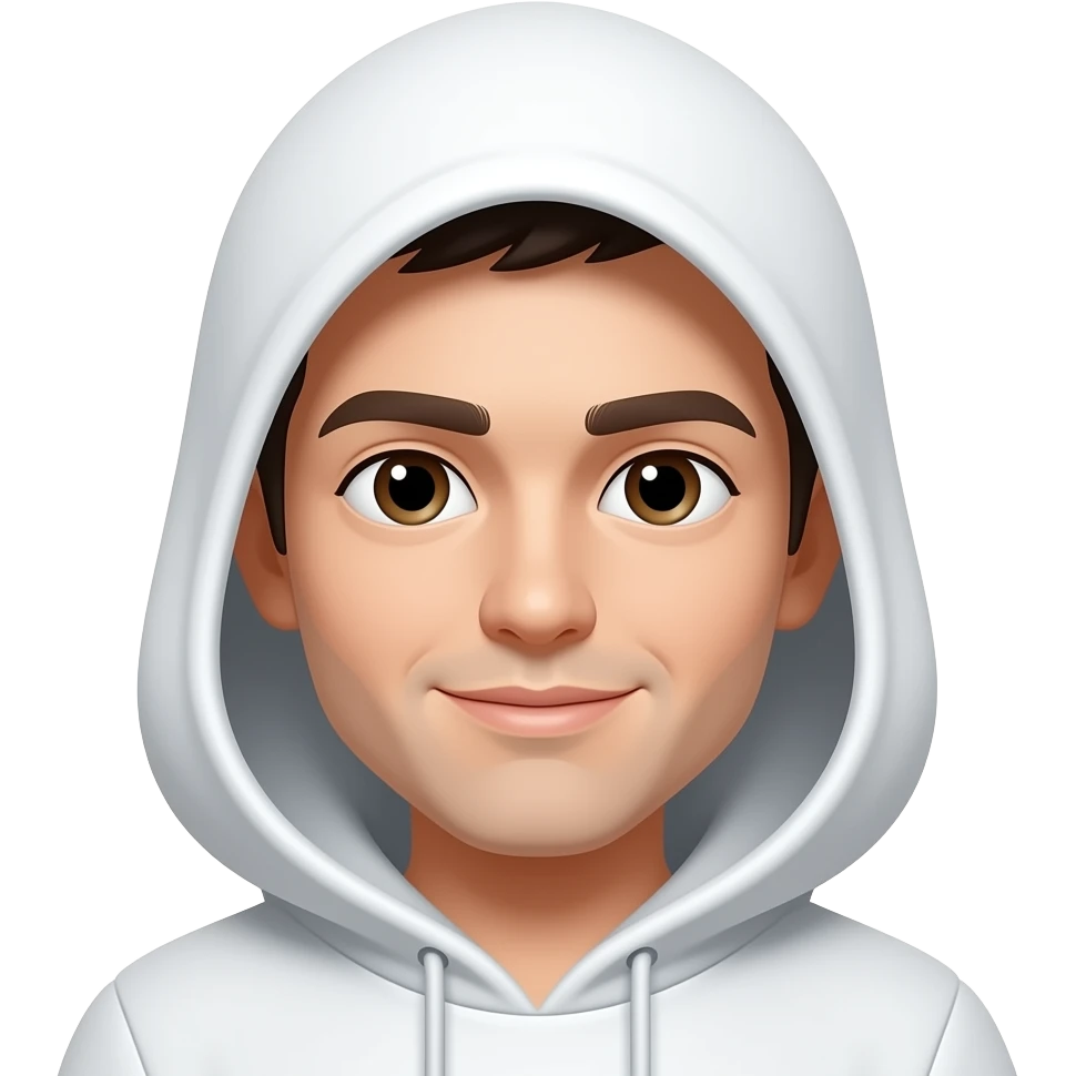 White hood person emoji