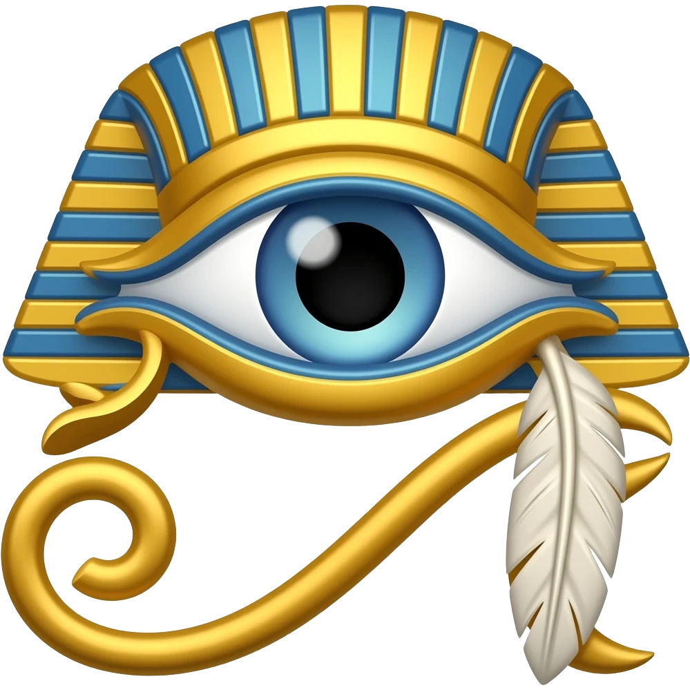 eye of horus with beak emoji
