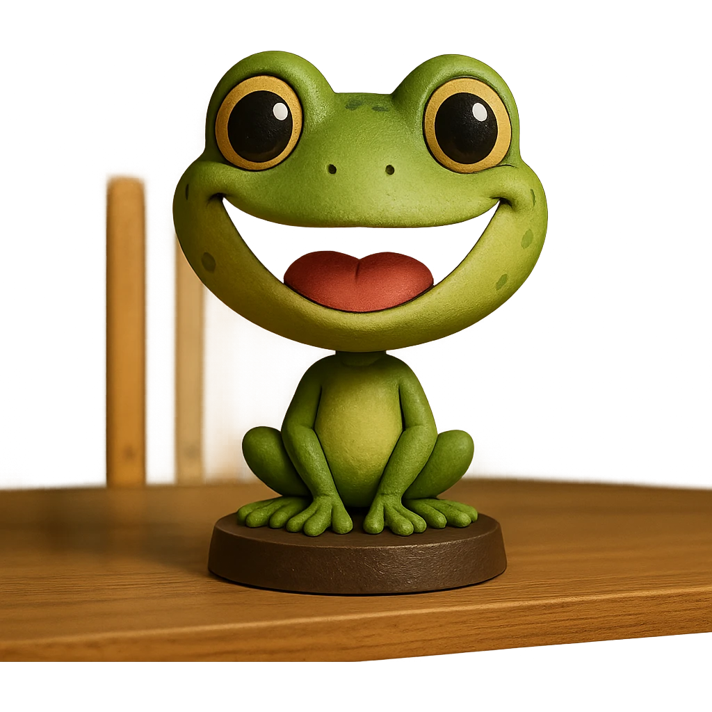 happy frog emoji