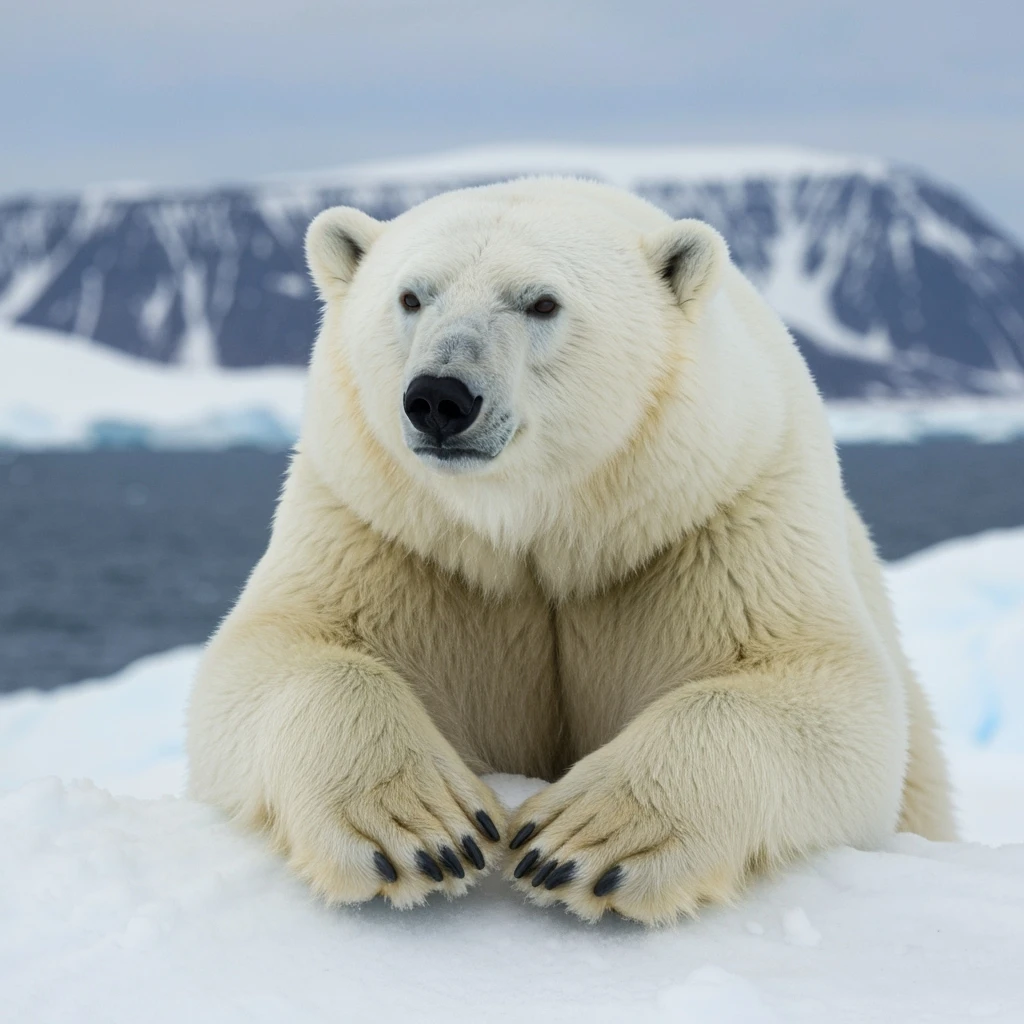 Polar bear emoji