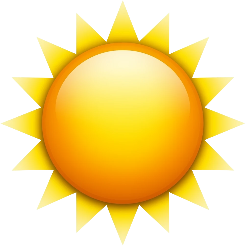 Sun emoji