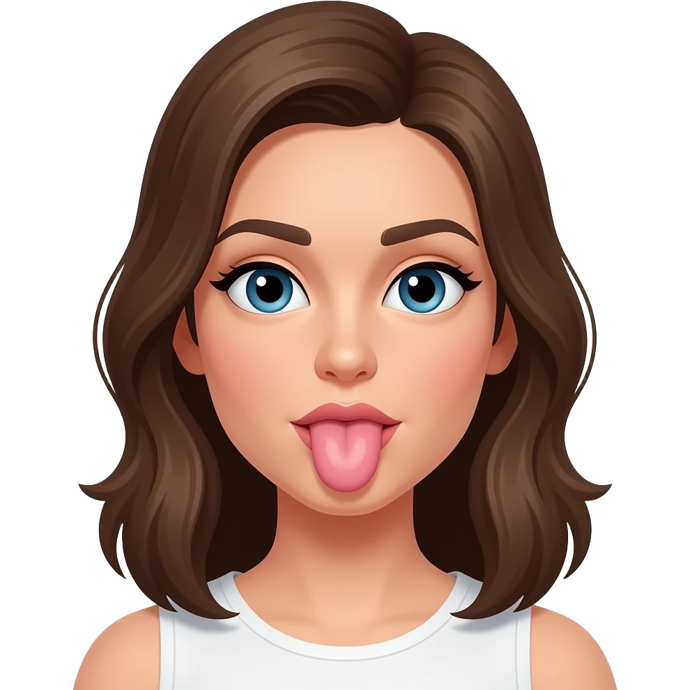 Sucking pussy emoji