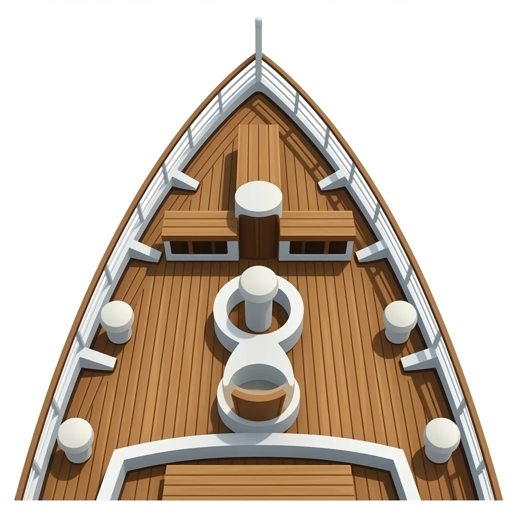 titanic deck bow from top view emoji