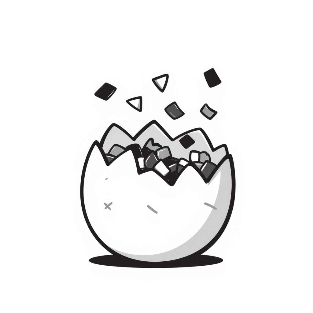 Confetti egg emoji
