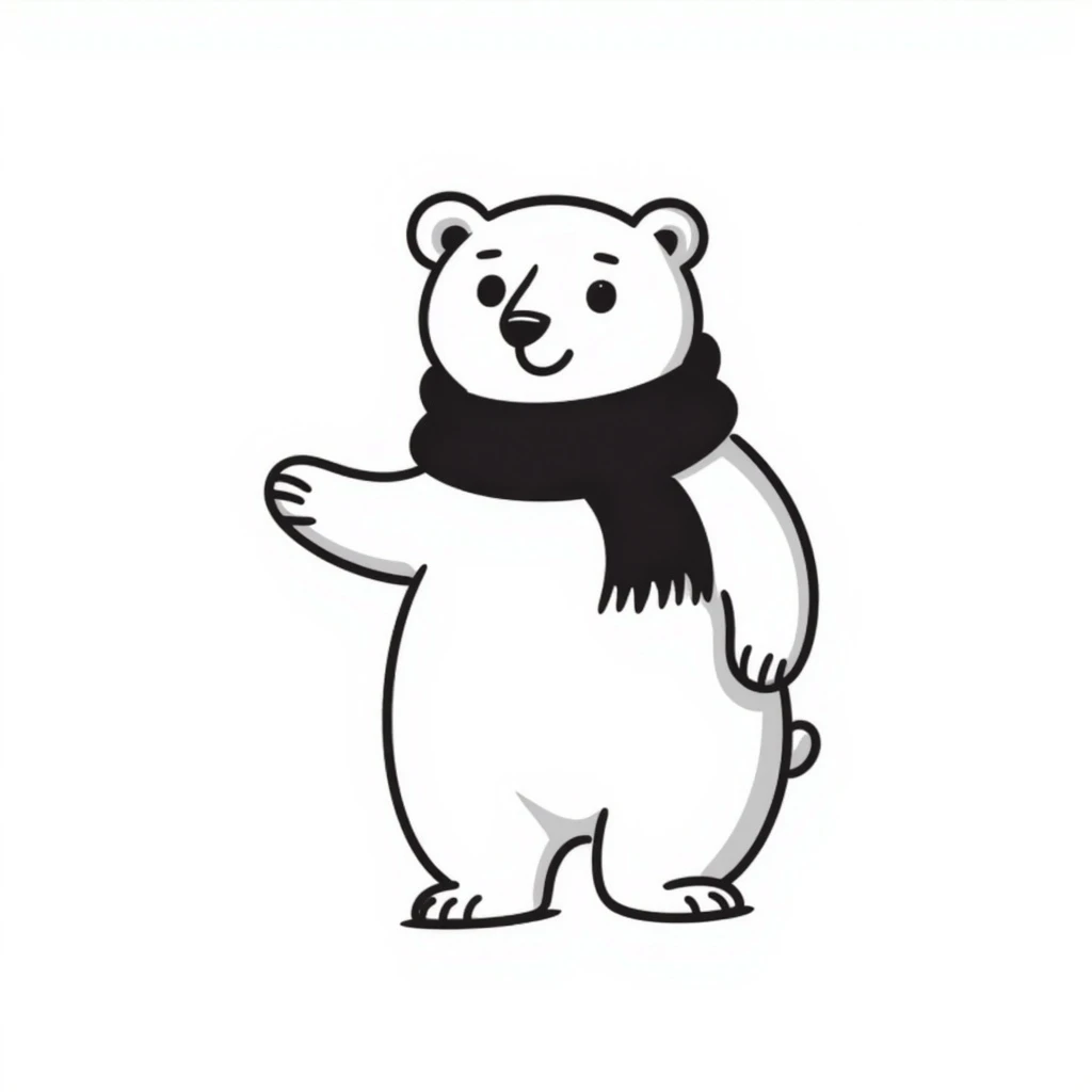 Polar bear emoji
