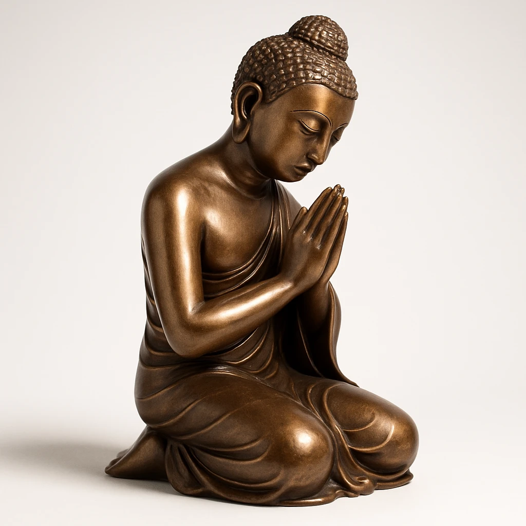 people praying in a Buddhist temple emoji